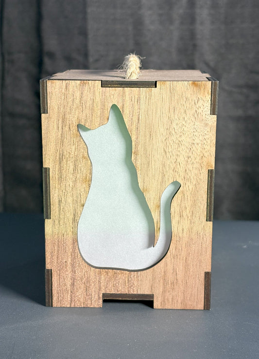 Cat LED Lantern